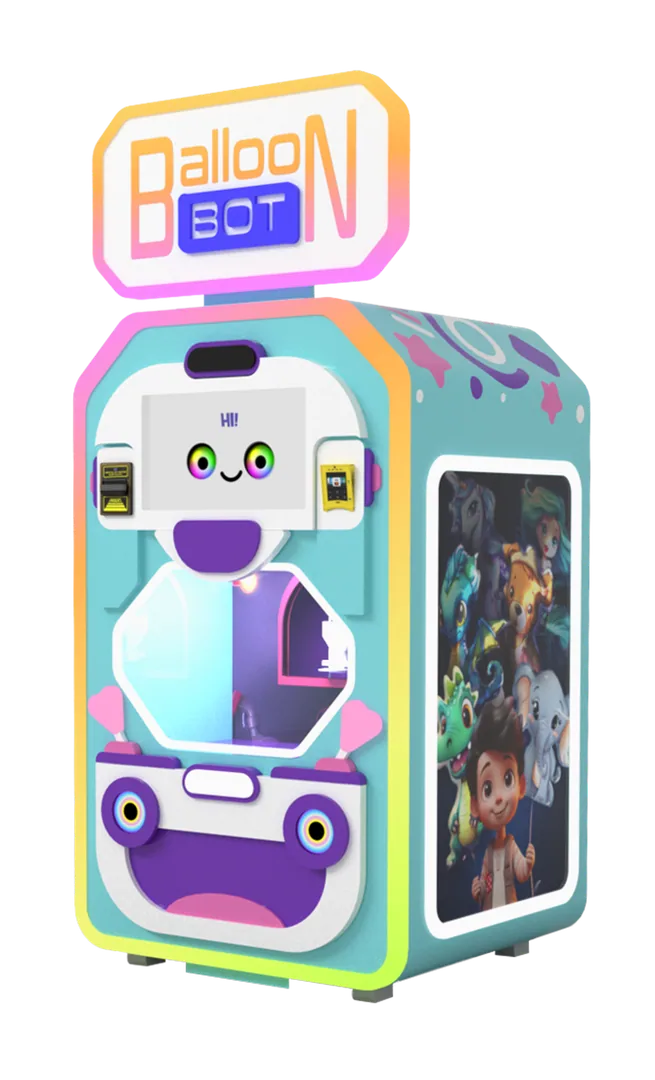 Sweet Robo Balloon Bot vending machine