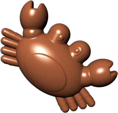 3D-printed chocolate design from the Sweet Robo ChocoPrint