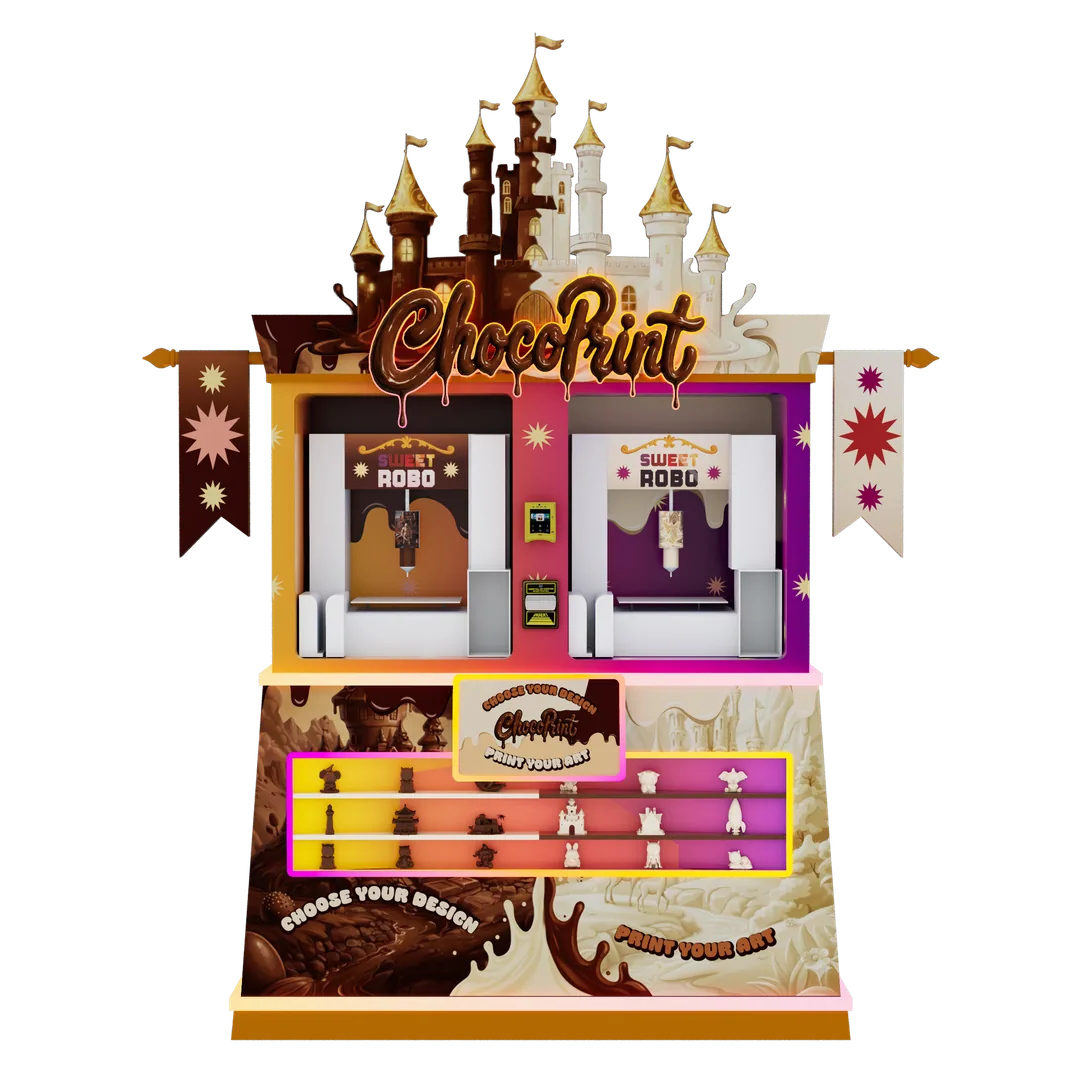 Sweet Robo ChocoPrint vending machine