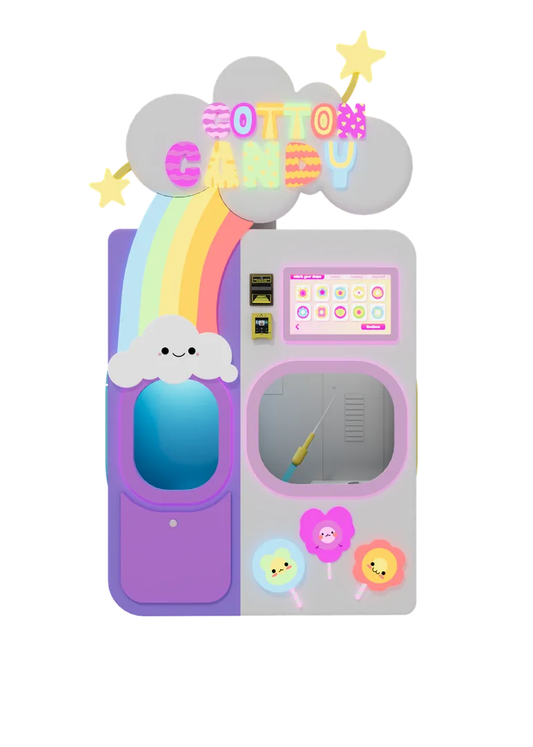 Sweet Robo Cotton Candy Robot vending machine