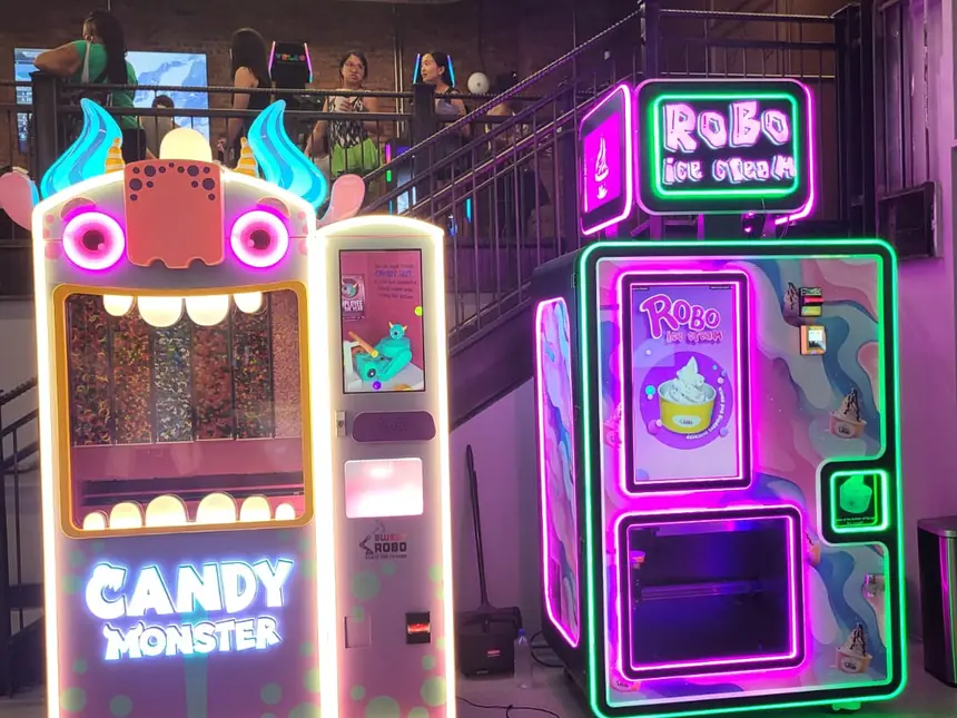 Sweet Robo machine at a family entertainment centers venue