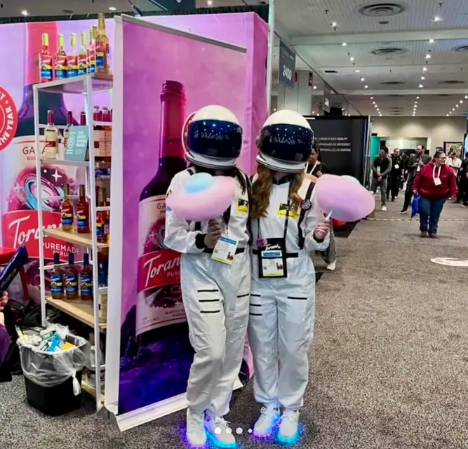 Sweet Robo machine at an expo