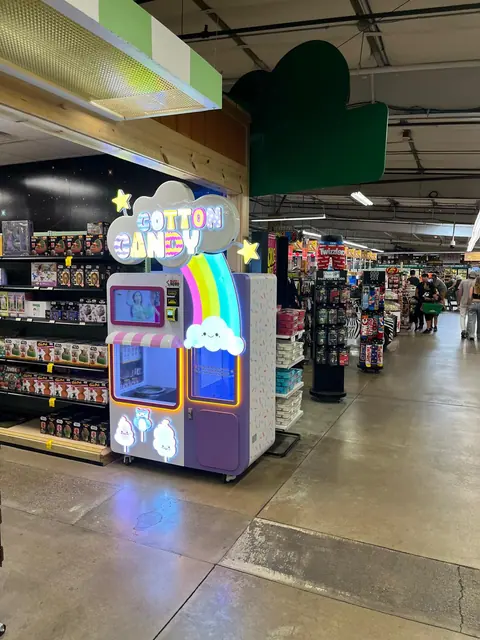 Sweet Robo machine in a supermarket
